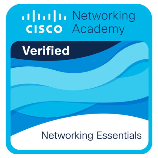 Cisco Networking Essentials verified Credly badge issued to William Robert Boyd